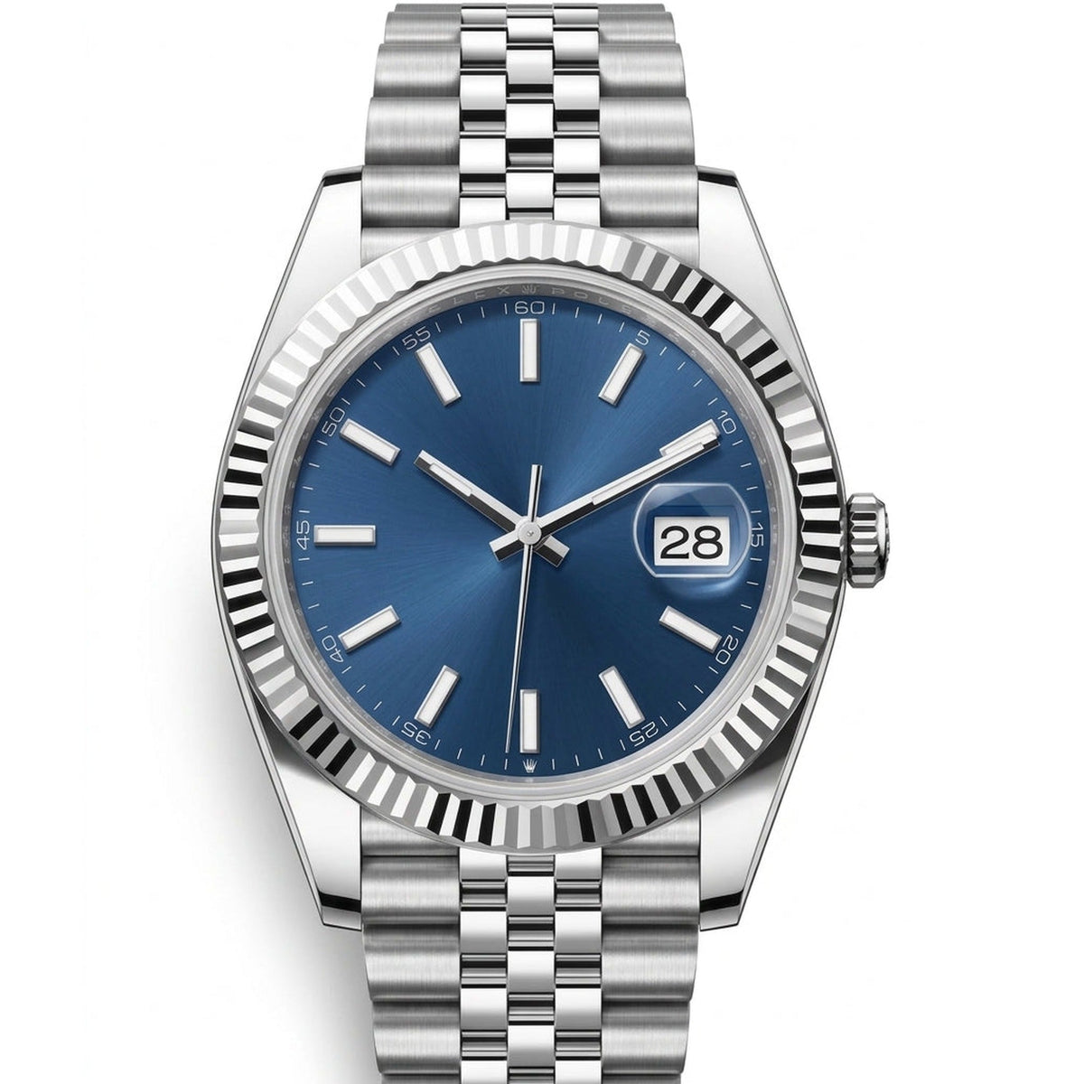 Fluted Date Mod Blue