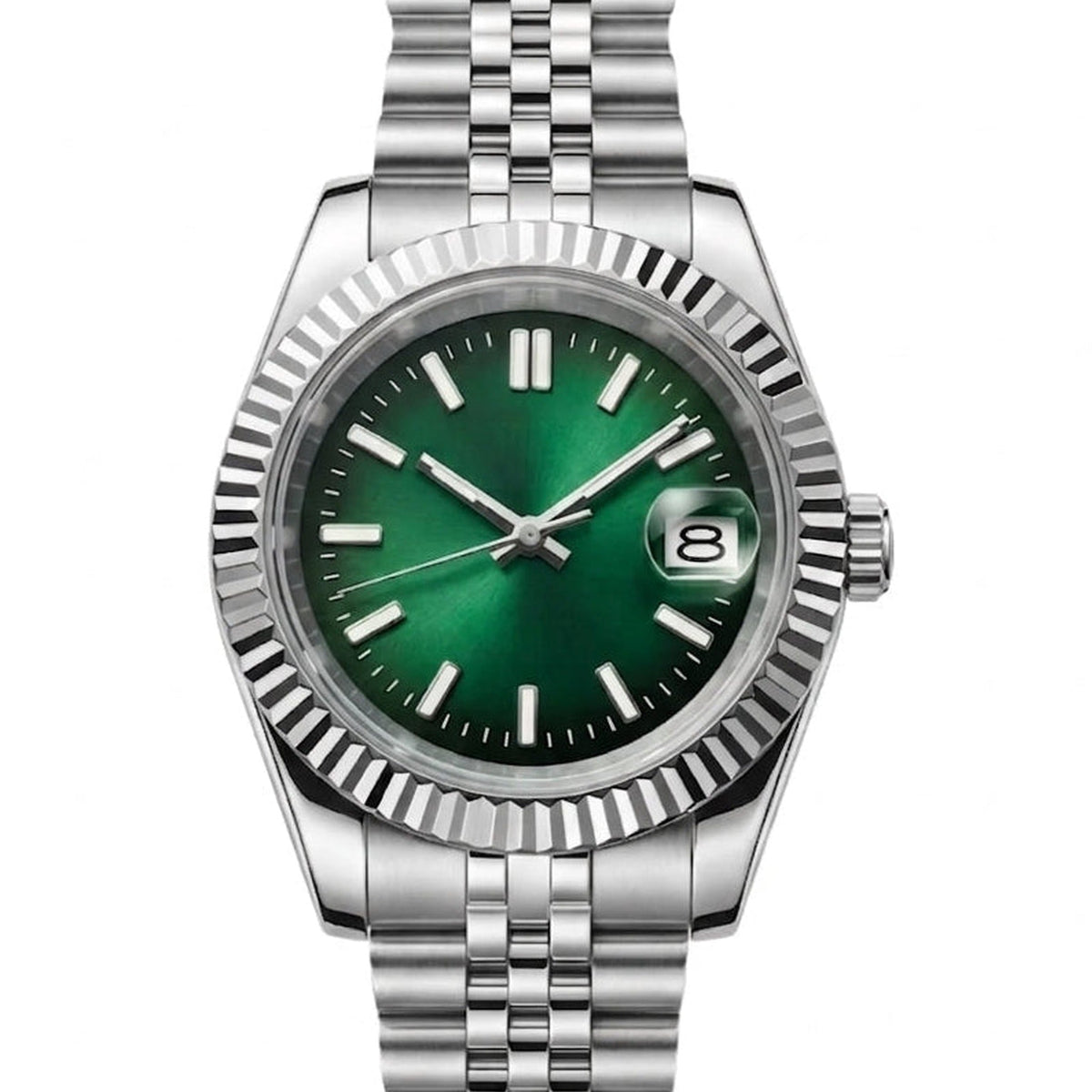 Fluted Date Mod Green Gradient