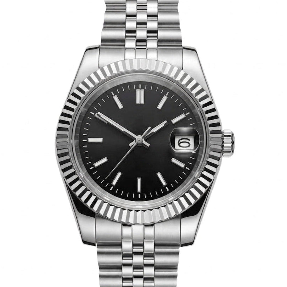 Fluted Date Mod Black