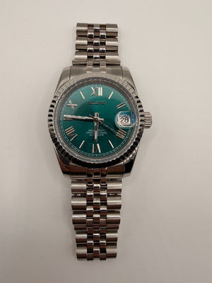 Fluted Date Mod "Green Roman"